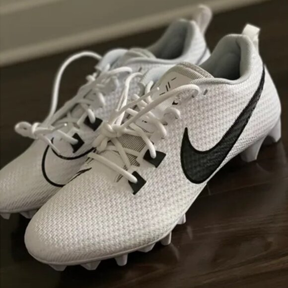 NIKE VAPOR EDGE SPEED 360 2 FOOTBALL CLEATS WHITE MEN\'S SIZE 14 NEW
